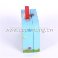 Custom Printing paper cardboard suitcase box with handle